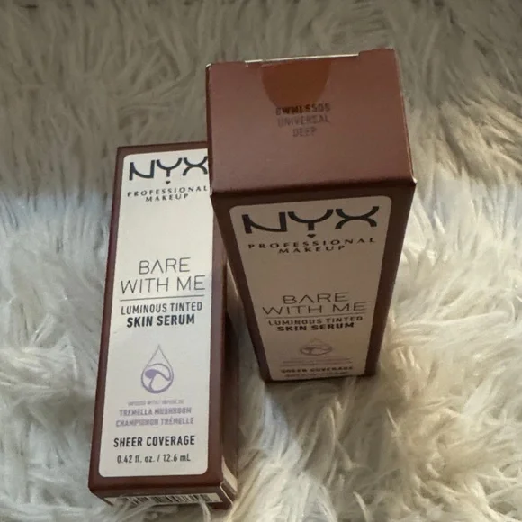 NYX Bare With Me Luminous Tinted Skin Serum - Sheer Coverage Deep - Picture 2 of 2